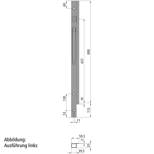 K20 Eckrunge vorne, rechts, Stahl, schwarz KTL-beschichtet, Suer 106121448