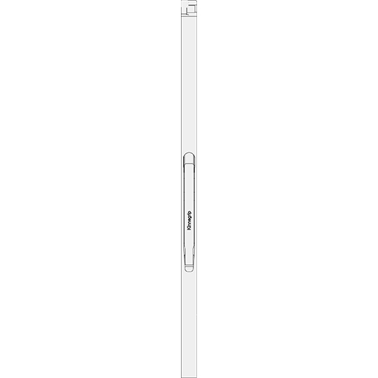 Kinnegrip - K30 Vorderrunge Alu, links, 1000 mm BWH Suer 106121893