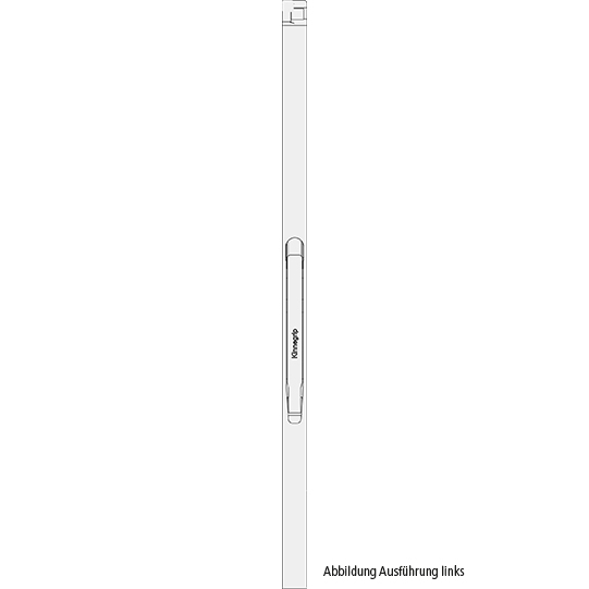 Kinnegrip - K30 Vorderrunge Alu, rechts, 1000 mm BWH Suer 106121894