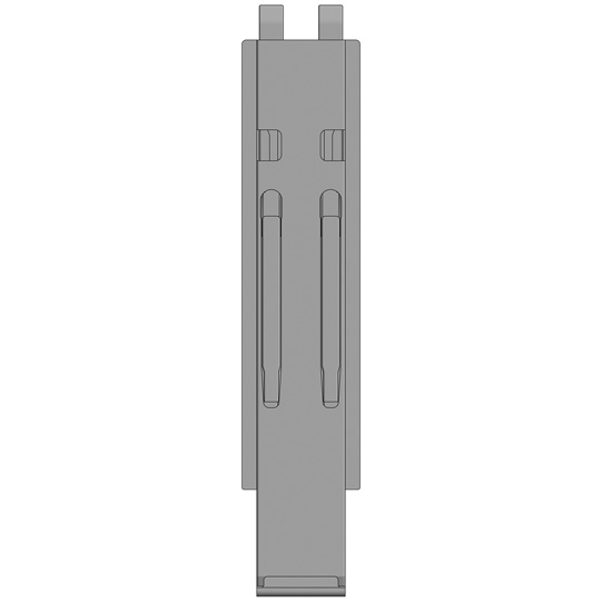 K20 Mittelrunge, Stahl, microZINQ 5, 600 mm Nennh&ouml;he, Suer 106122275