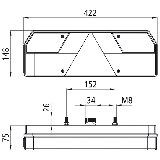Asp&ouml;ck - Europoint I, 24 V, links, mit Dreieck, 7-polig ASS Suer 127551319