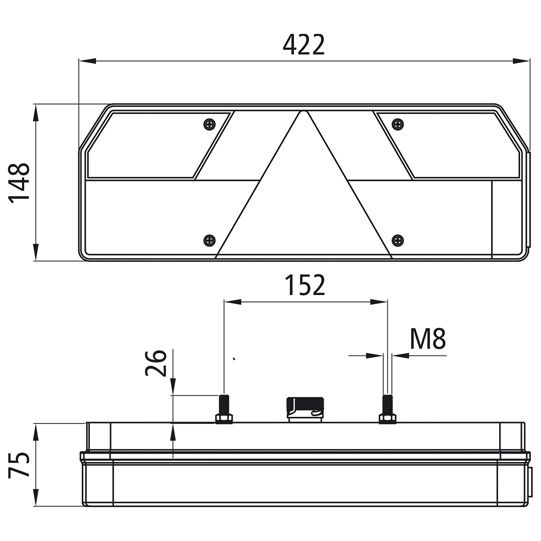 Asp&ouml;ck - Europoint I, 24 V, rechts, mit Dreieck, 7-polig AS Suer 127551320