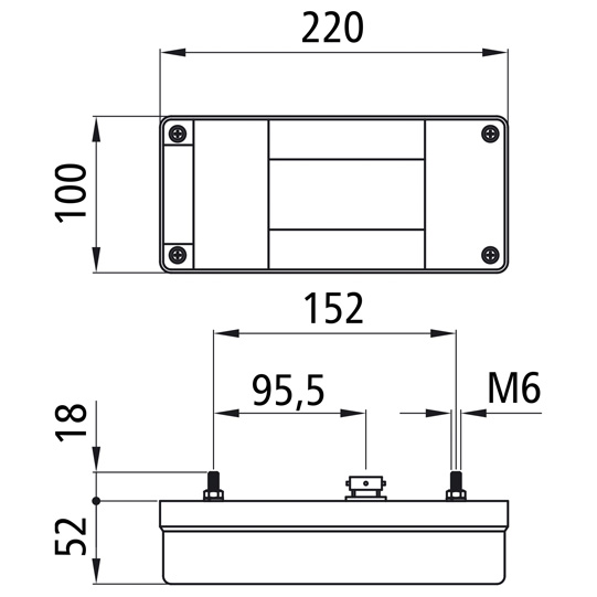 Asp&ouml;ck - Midipoint I, 12 V, rechts, 5-pol. Bajonett Suer 127551380