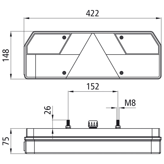 Asp&ouml;ck - Europoint I, 24 V, links, PG-Verschraubung Suer 127551407