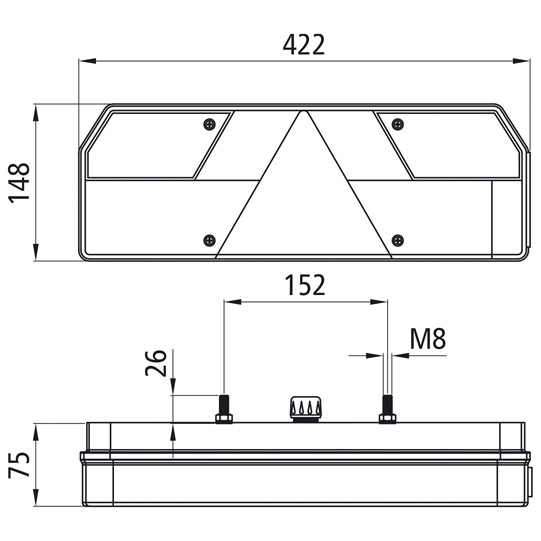 Asp&ouml;ck - Europoint I, 24 V, rechts, PG-Verschraubung Suer 127551408