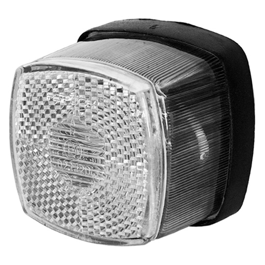 Asp&ouml;ck - Squarepoint, 12 V, wei&szlig;, mit R&uuml;ckstrahler, T&uuml;lle Suer 127551543