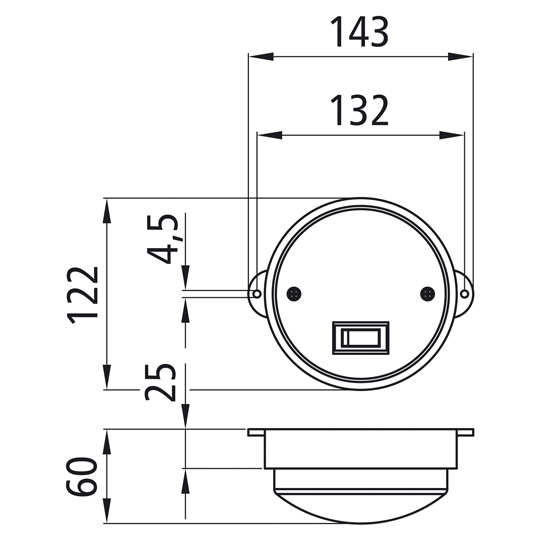 Asp&ouml;ck - Inpoint, 12/24 V, Innenleuchte, m. Schalter, Leuch Suer 127551639