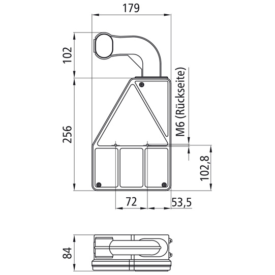 Asp&ouml;ck - Earpoint I, 12 V, links, 5-pol. Bajonett, mit NSL, Suer 127551643