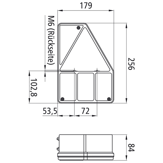 Asp&ouml;ck - Earpoint I, 12 V, rechts, 5-pol. Baj., mit Dreieck Suer 127551656
