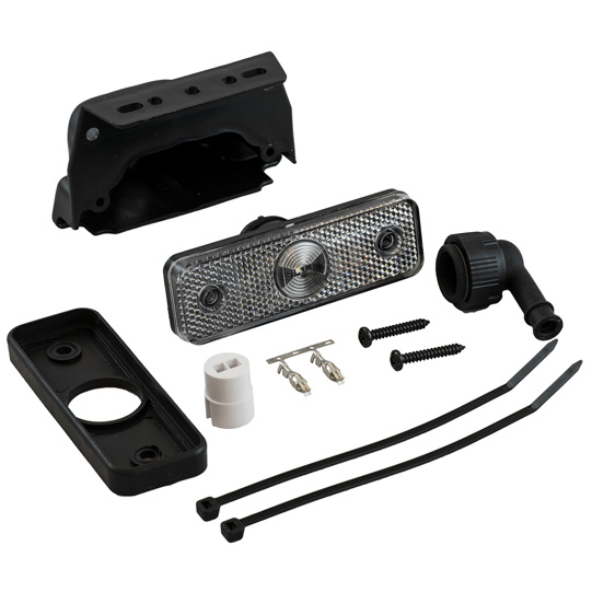 Asp&ouml;ck - Flatpoint I LED, 24 V, wei&szlig;, ohne Kabel, 90 Grad Winke Suer 127551660