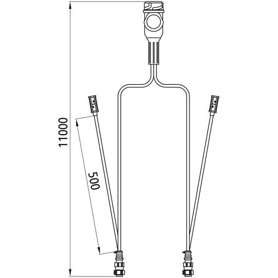 Asp&ouml;ck - Versorgungskabel, 12 V, 11,00 m, 13-pol. Stecker, Suer 127551664