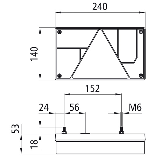 Asp&ouml;ck - Multipoint I, 12 V, links, T&uuml;lle, mit Dreieck, mit Suer 127551666