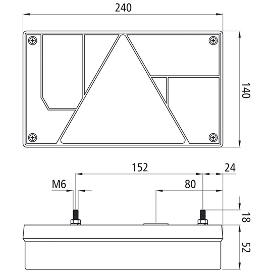 Asp&ouml;ck - Multipoint I, 12 V, rechts, T&uuml;lle, mit Dreieck, mi Suer 127551667