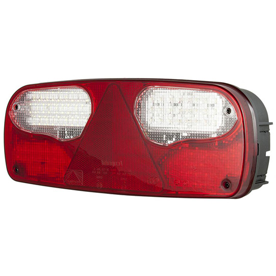 Asp&ouml;ck - Ecopoint I LED, 24 V, rechts, 7-pol. ASS, mit Dreieckr&uuml;ckstrahler Suer