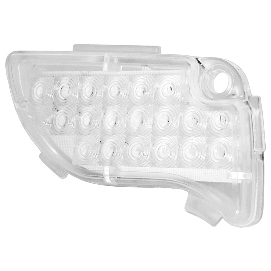 LED-Einsatz f&uuml;r Ecopoint I, 24 V rechts mit Dreieckr&uuml;ckstrahler 12-1526-004 Suer