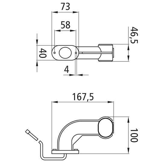 Asp&ouml;ck - Superpoint II, 12 V, rechts, rt/ws/ge, 1,00 m, DC, Suer 127551893