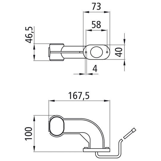 Asp&ouml;ck - Superpoint II, 12 V, links, rt/ws/ge, 1,00 m, DC, Suer 127551894