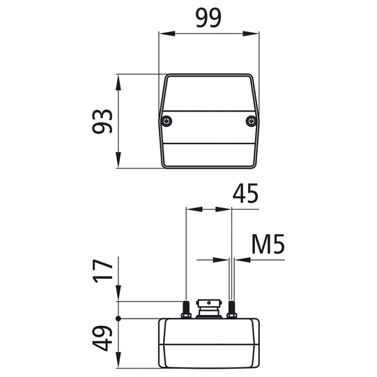 Asp&ouml;ck - Minipoint, 12 V, links/rechts, 5-pol. Bajonett Suer 127551903