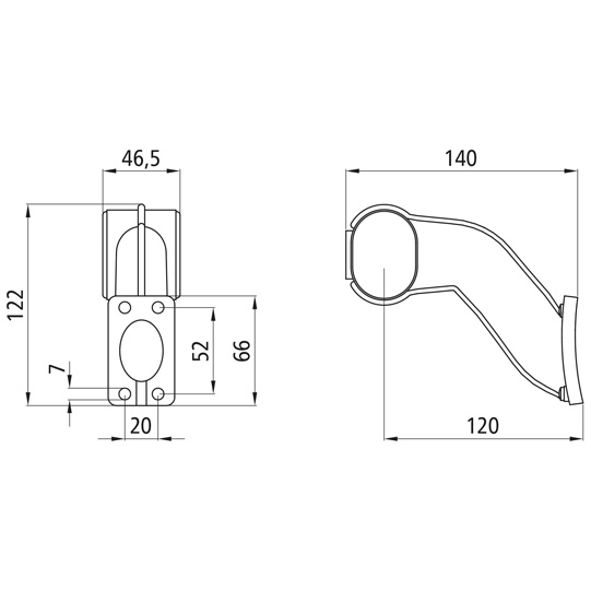 Asp&ouml;ck - Superpoint II, 24 V, links, open end, f&uuml;r Ecopoint Suer 127551965