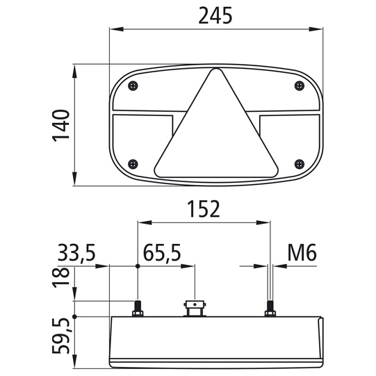 Asp&ouml;ck - Multipoint III, 12 V, links, 5-pol. Baj., mit NSL Suer 127552022