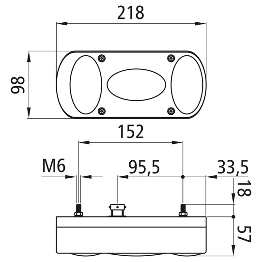 Asp&ouml;ck - Midipoint II, 12 V, rechts, 5-pol. Bajonett, mit R Suer 127552223