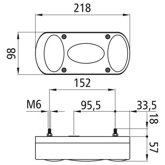Aspöck - Midipoint II, 12 V, rechts, Tüllenanschluss Suer 127552248