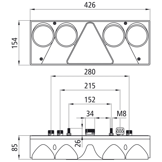 Asp&ouml;ck - Europoint II, 24 V, rechts, 7-pol., 4x 2-pol., Tei Suer 127552271