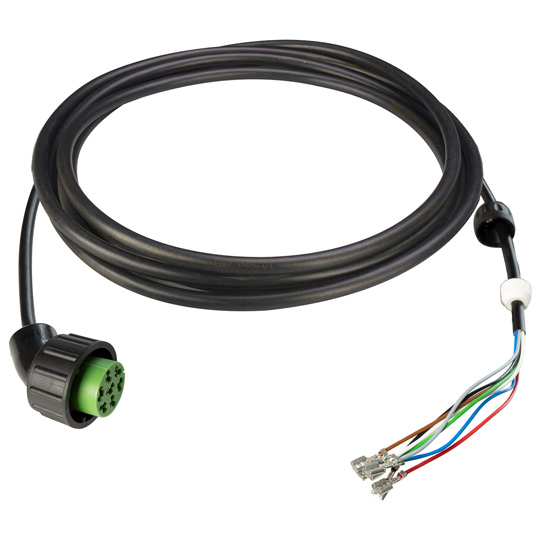 Asp&ouml;ck - Zuleitung 7-polig ASS, Buchse, rechts, 3,0m, gr&uuml;n, Suer 127552296