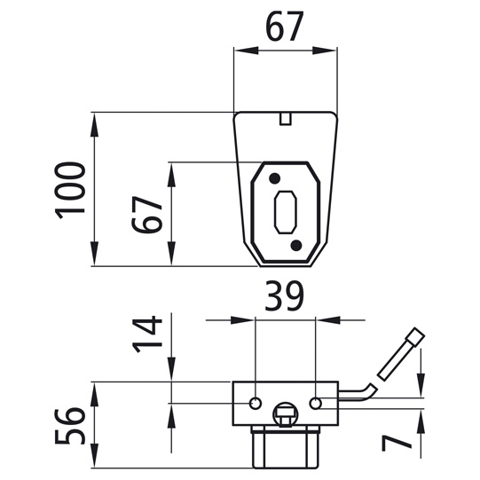 Asp&ouml;ck - Flexipoint I, 12 V, wei&szlig;, 0,50 m, DC, 100 mm Aufh&auml; Suer 127552338