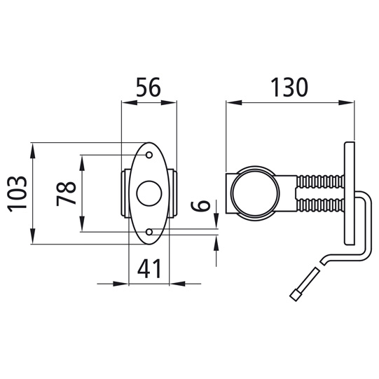 Asp&ouml;ck - Superpoint III LED, 12 V, li/re, rt/ws/ge, 1,00 m, Suer 127552376