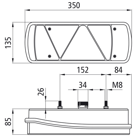 Asp&ouml;ck - Ecopoint II, 24 V, links, 7-pol. ASS, mit Dreieck, Suer 127552446