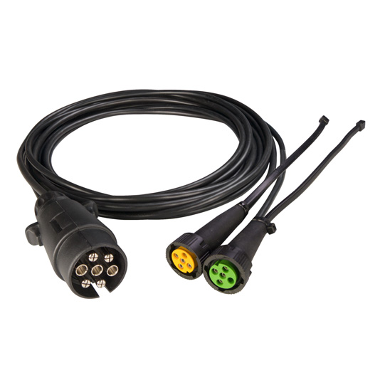 Asp&ouml;ck - Versorgungskabel, 7-poliger Stecker, 2 x 5-pol.Baj Suer 127552509