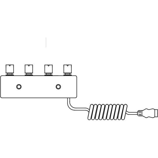 Smartlinkverteiler f&uuml;r &Uuml;berbreitenbeleuchtung, 7-pol. Stecker ISO 1724 Suer