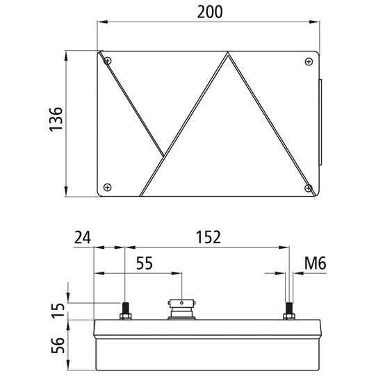 Asp&ouml;ck - Multipoint IV, 12 V, links, 5-pol. Bajonett, m. Dr Suer 127552633