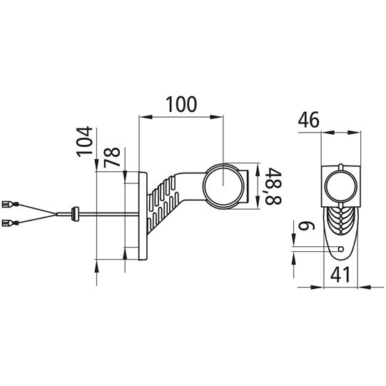 Asp&ouml;ck - Superpoint III, 24 V, Bulb, rechts, f&uuml;r Europoint Suer 127552689