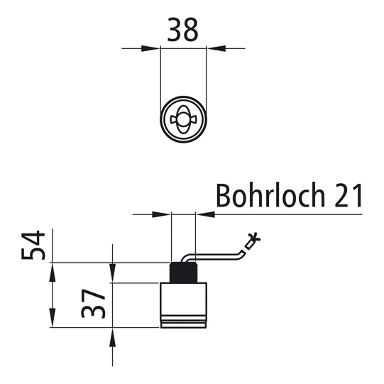 Asp&ouml;ck - Monopoint II LED, 12/24 V, Posileuchte wei&szlig;, hoch, Suer 127552854