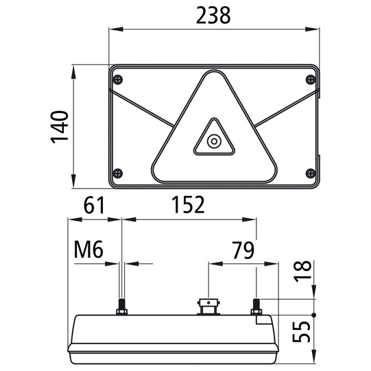 Asp&ouml;ck - Multipoint V LED, 12 V, re, 5-pol. Bajonett, m. Dr Suer 127552867