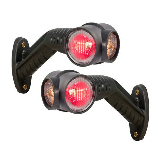 Superpoint III LED, 24 V, Satz mit 2-Leuchten, rot/wei&szlig;/gelb, 87-1330-004 Suer
