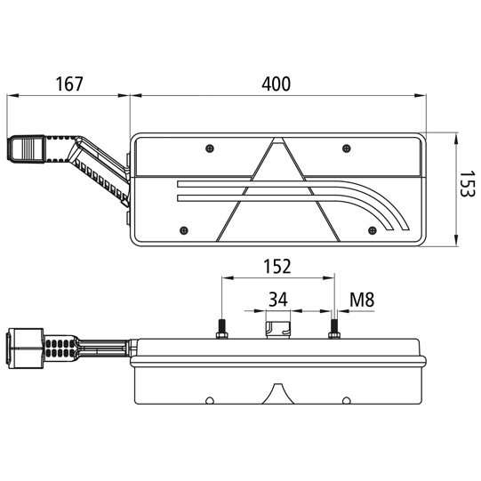 Asp&ouml;ck - Europoint III, 24 V, links, 7-pol., mit Dreieck, U Suer 127553041