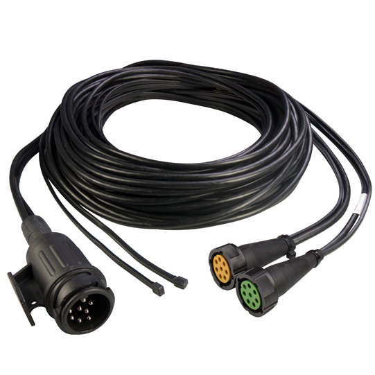 Asp&ouml;ck - Versorgungskabel, 13-pol. Stecker, 2x8-pol. Baj. 1 Suer 127553096