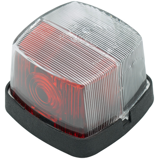 Asp&ouml;ck - Squarepoint, 12 V, rot/wei&szlig;, o. Leuchtmittel, m. T Suer 127553124