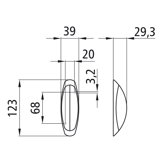 Asp&ouml;ck - Flexipoint II, 12 V, links/rechts, rt/ws, mit T&uuml;ll Suer 127553178
