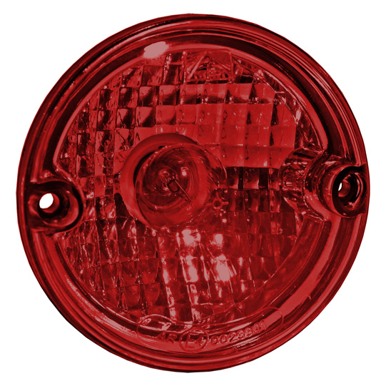 Asp&ouml;ck - Roundpoint, 12 V, rot, R&uuml;ck- und Bremslicht, 3-pol Suer 127553181