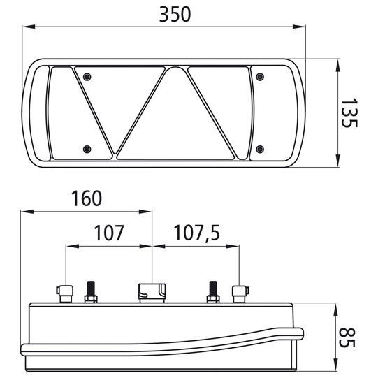 Asp&ouml;ck - Ecopoint II, 24 V, links, 7-pol. AMP + 2 x 2-pol. Suer 127553265