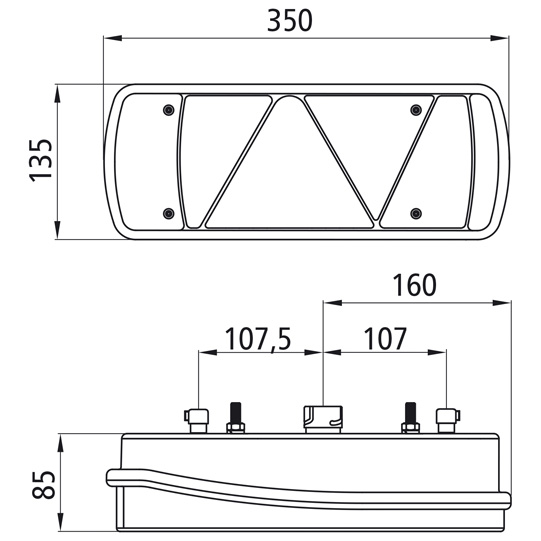 Asp&ouml;ck - Ecopoint II, 24 V, rechts, 7-pol. AMP + 2 x 2-pol. Suer 127553266