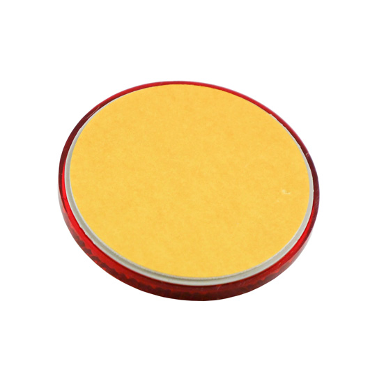 Asp&ouml;ck - R&uuml;ckstrahler, rund, Durchmesser 60 mm, rot, selbstkl. Suer 127553275