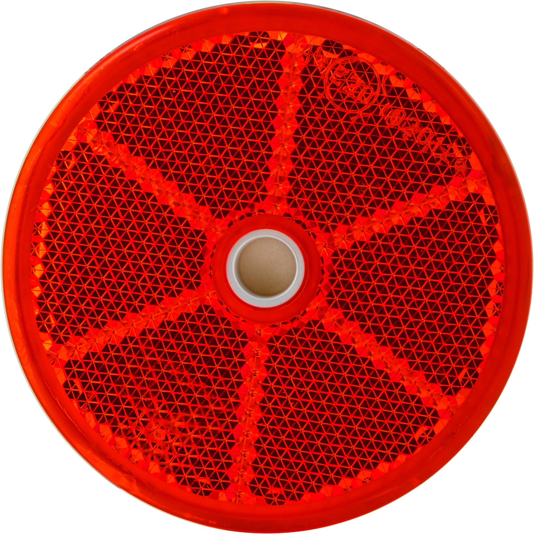 Asp&ouml;ck - R&uuml;ckstrahler, rund, Durchmesser 60 mm, rot, selbstkl. Suer 127553275