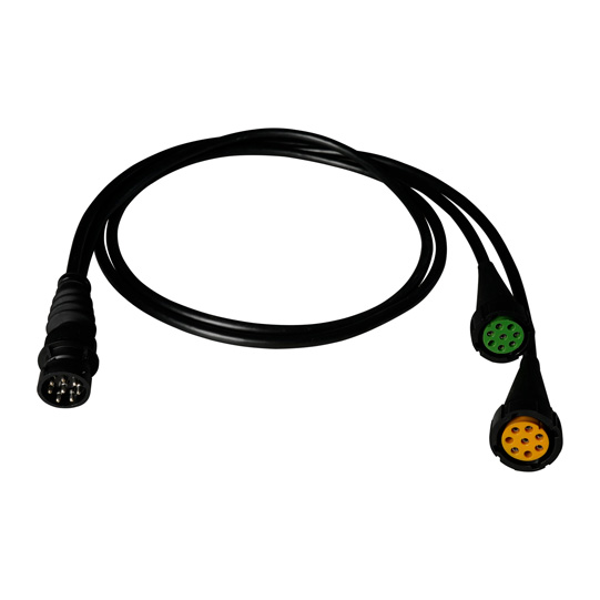 Verteilerleitung 8-pol. Bajonett Stift, zu 2 x 8-pol. Bajonett 66-6201-027 Suer