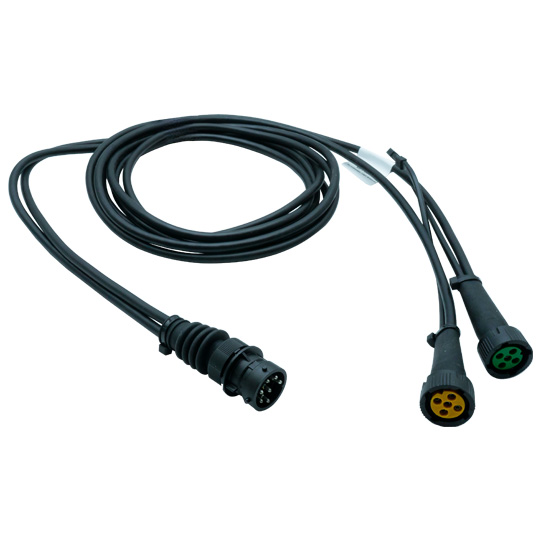 Verteilerkabel 8-polig Bajonett zu2 x5 polig-Bajonett Kabell&auml;nge 2,2 m