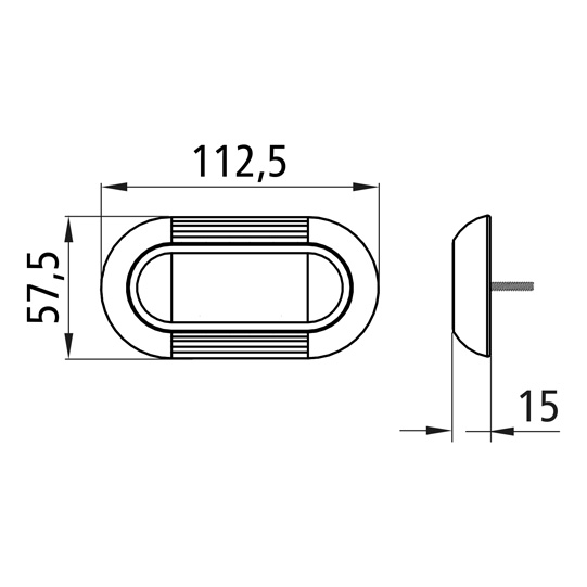 Asp&ouml;ck - Inpoint III LED, 12/24 V, kurz, 0,3 m, open end, o Suer 127553417